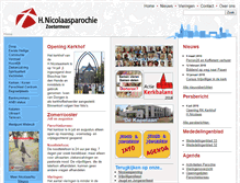 Tablet Screenshot of nicolaasparochiezoetermeer.nl